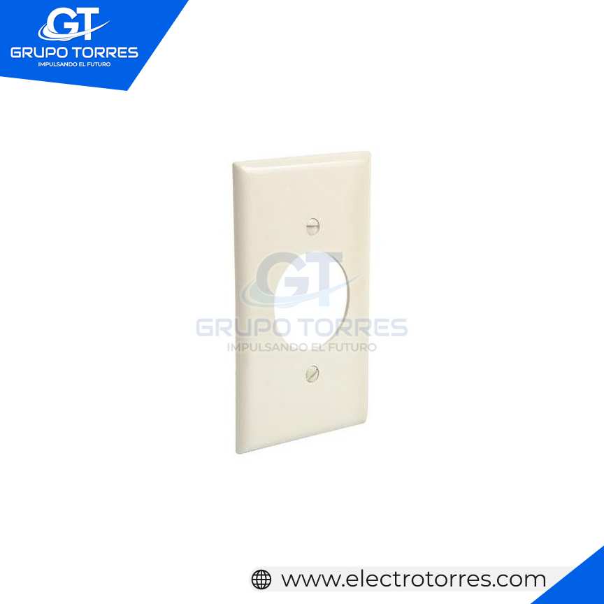 PLACA SIMPLE NYLON 20 Y 30A MARFIL