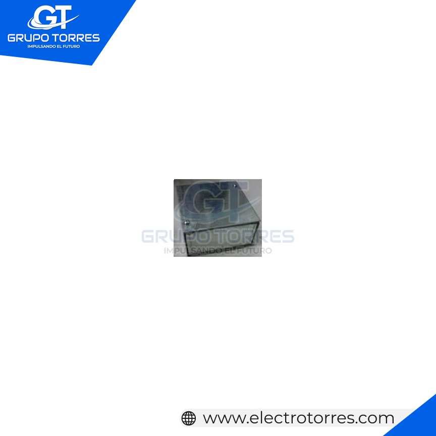 CAJA DE PASE METALICA CIEGA 4X4X3 (100X100X80) 1/27 GT