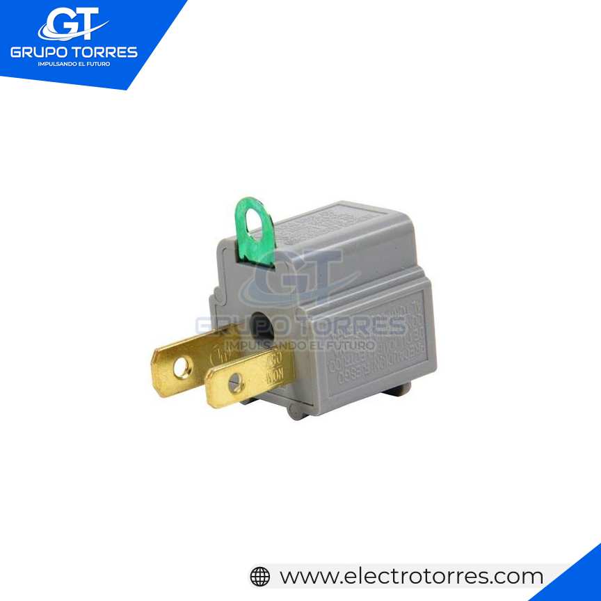 ADAPTADOR 3 A 2 COLOR GRIS
