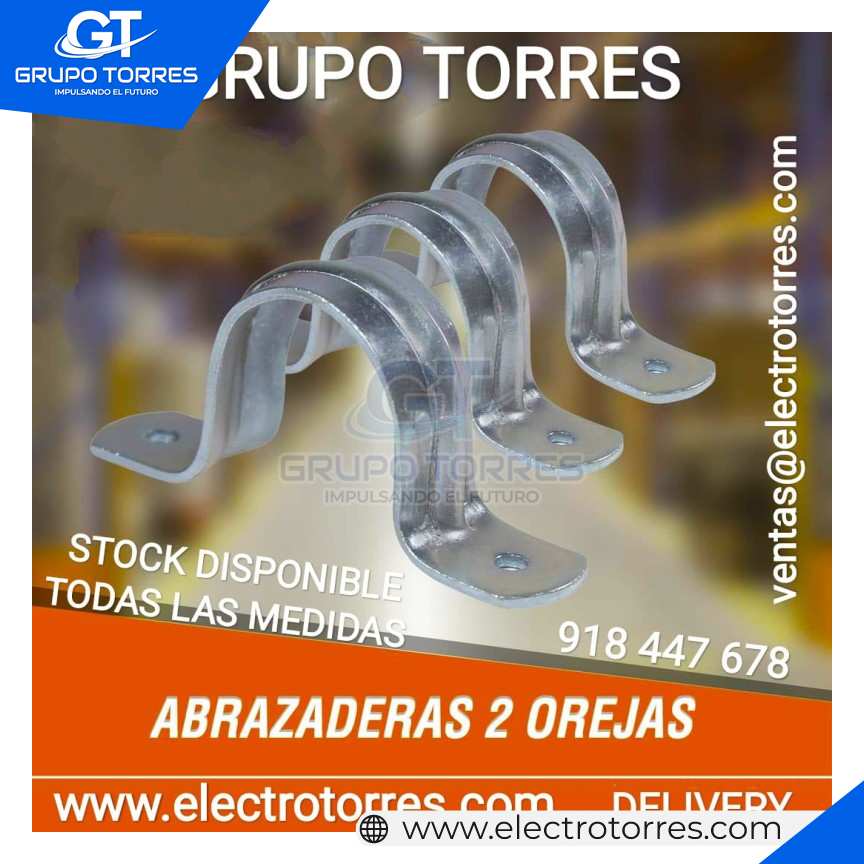 ABRAZADERA 2 OREJA PESADO DE 3´´