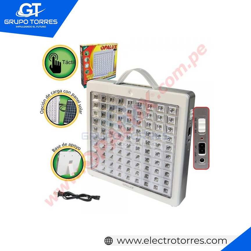 LAMPARA DE EMERGENCIA 60LED 7.5X5X2.2CM
