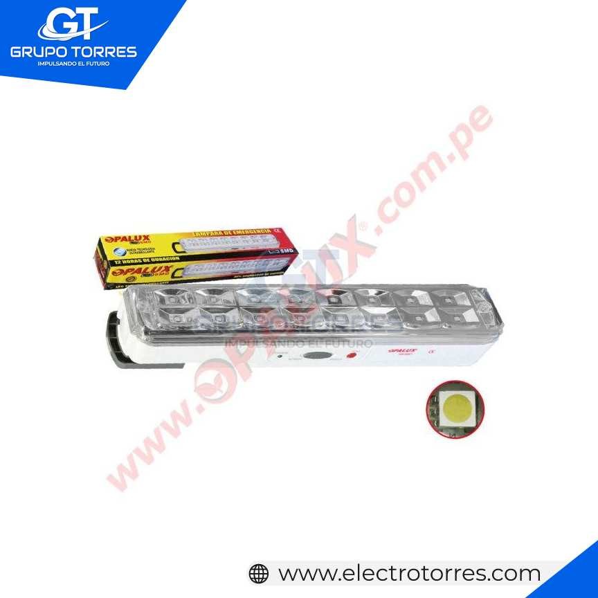 LAMPARA DE EMERGENCIA 16LED 8H 40X8.3X6.5CM