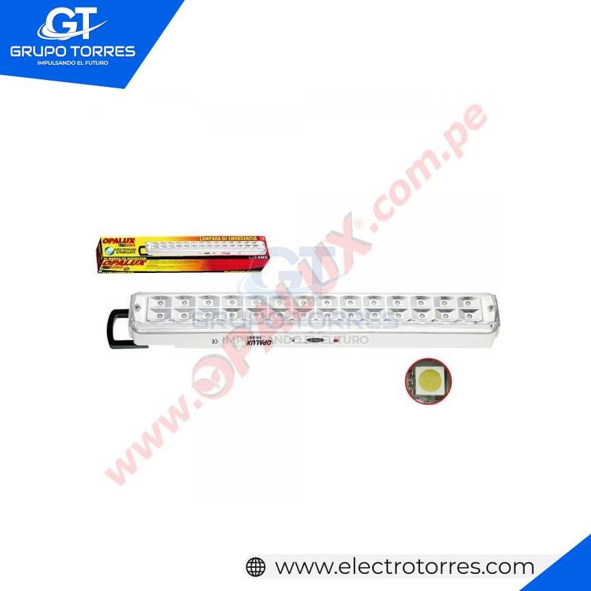 LAMPARA DE EMERGENCIA 28LED 8H 67X7X8CM