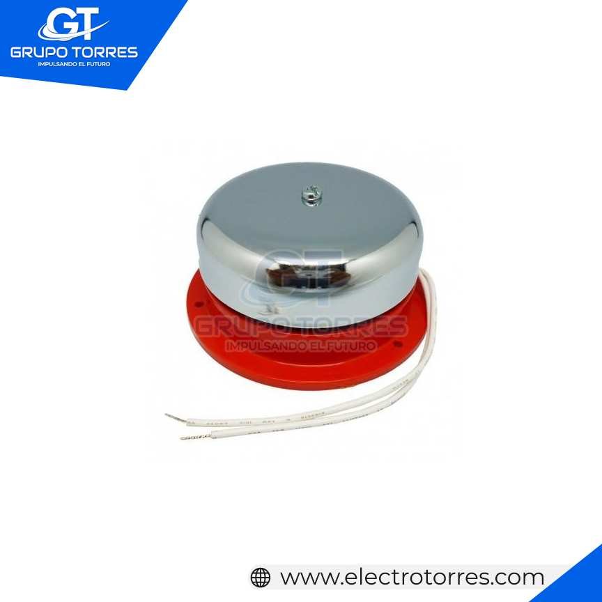 TIMBRE INDUSTRIAL RED. METAL 4´´ 105MM 300MTS ALC. 220V