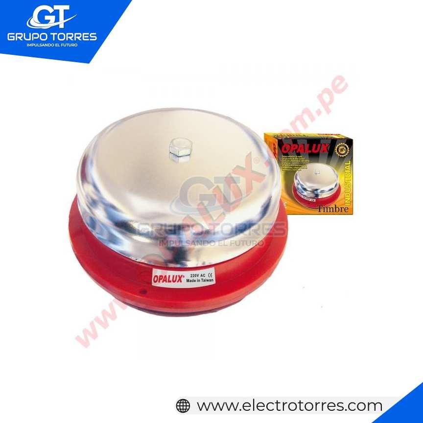 TIMBRE INDUSTRIAL RED. METAL 10´´ 23CM 300MTS ALC. 220V