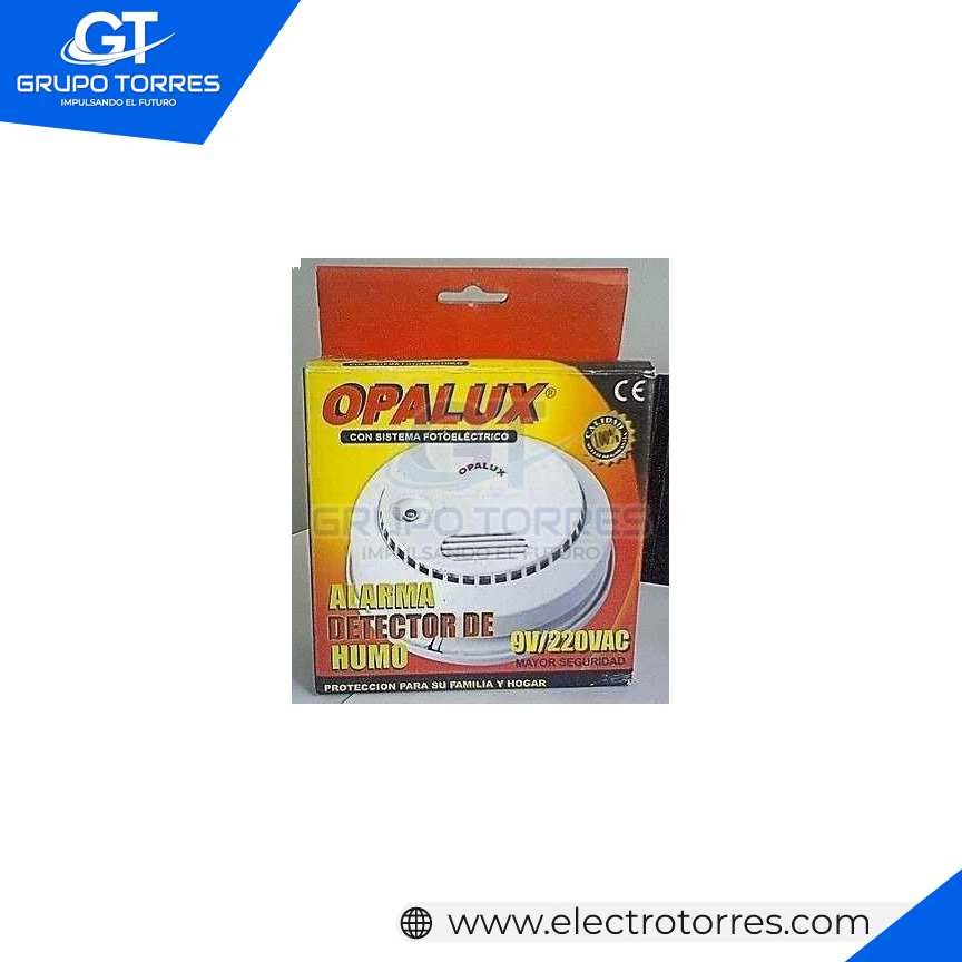 DETECTOR DE HUMO DUAL 220VAC/9VCD C/BATERIA 13 X5CM