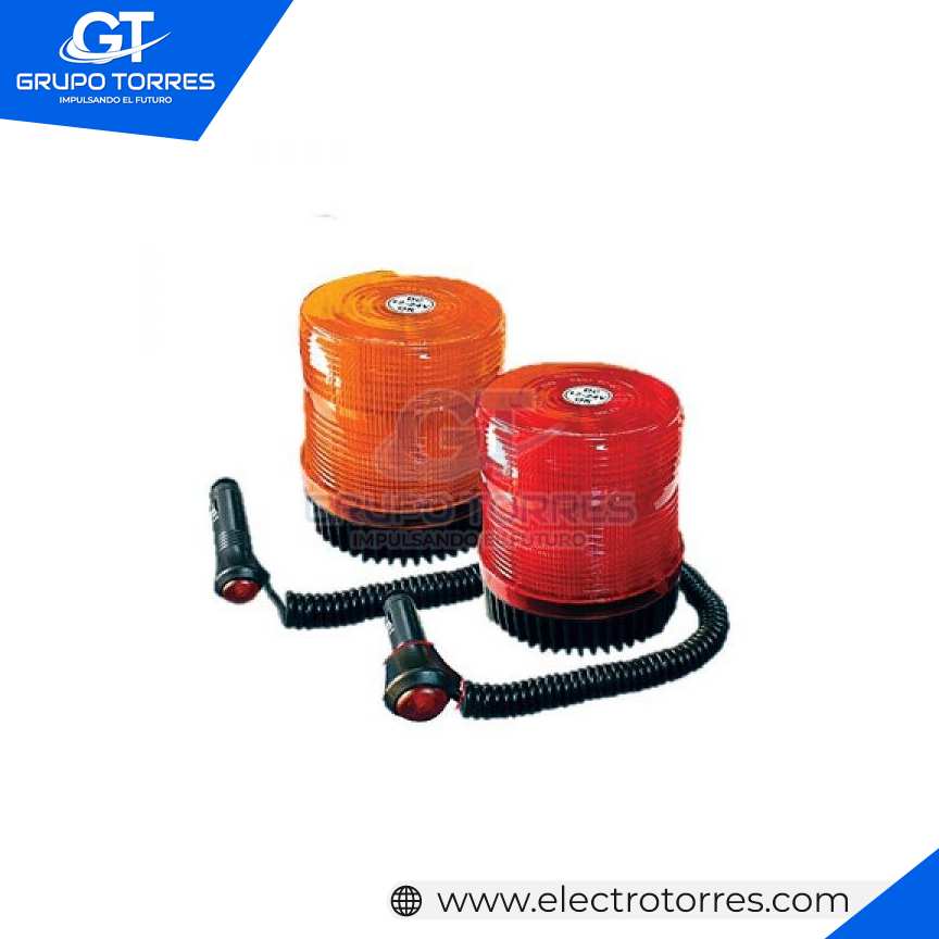 CIRCULINA CON LED 12/24V DC ROJO