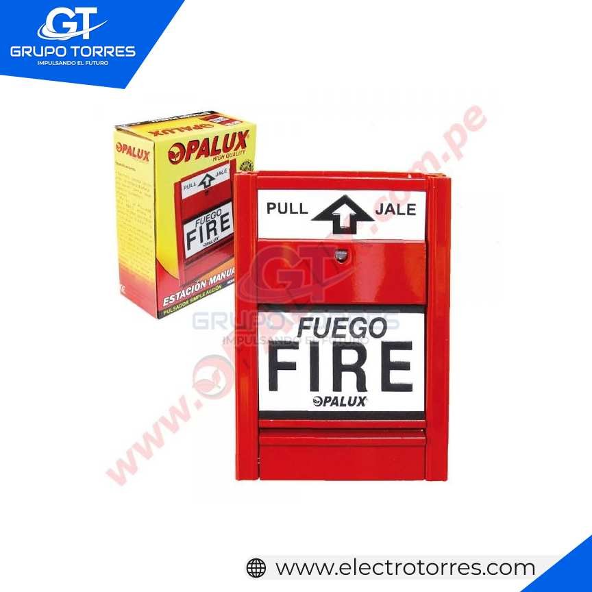 ESTACION MANUAL DE ALARMA 11.5X8.5X2CM