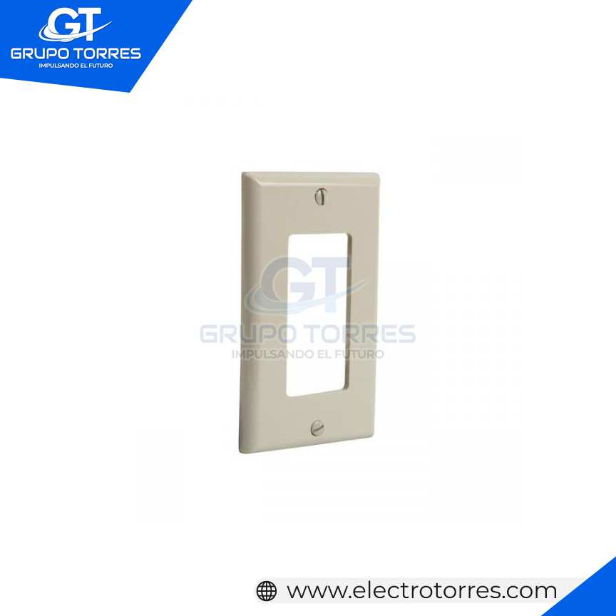 PLACA SIMPLE DECORA NYLON MARFIL