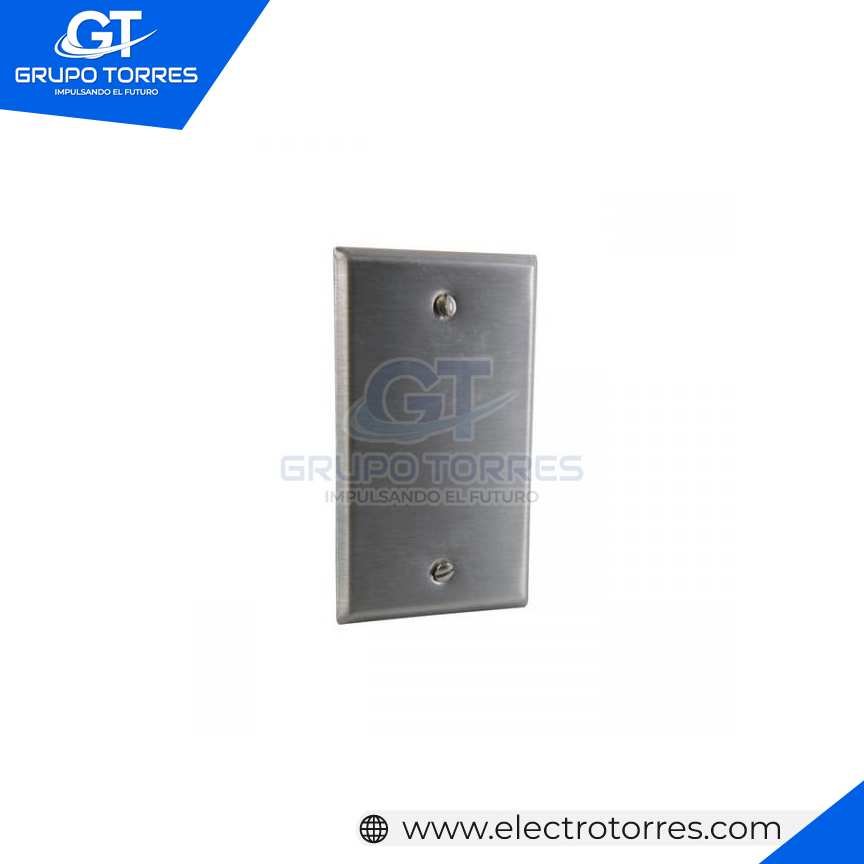 PLACA CIEGA 2 X 4 DE ACERO
