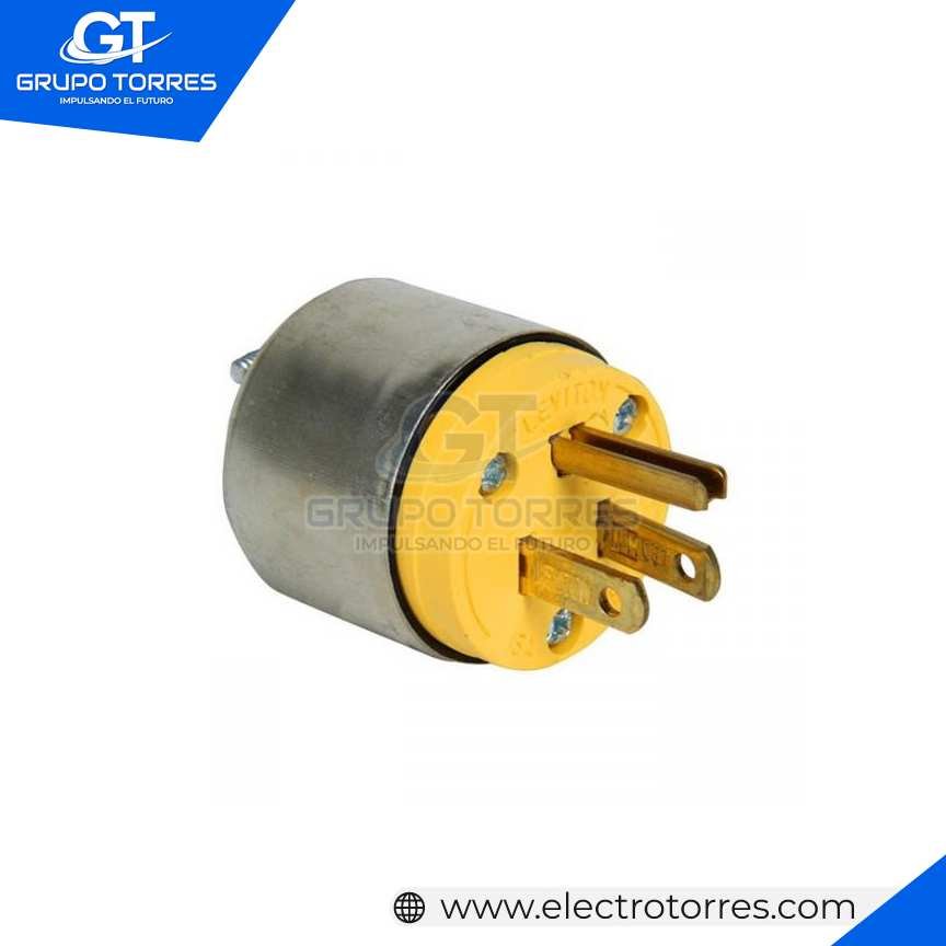 ENCHUFE 15A 125V L/T BLINDADO