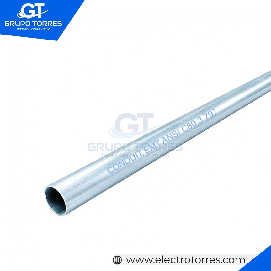 Tubo Conduit EMT 1 Liviano