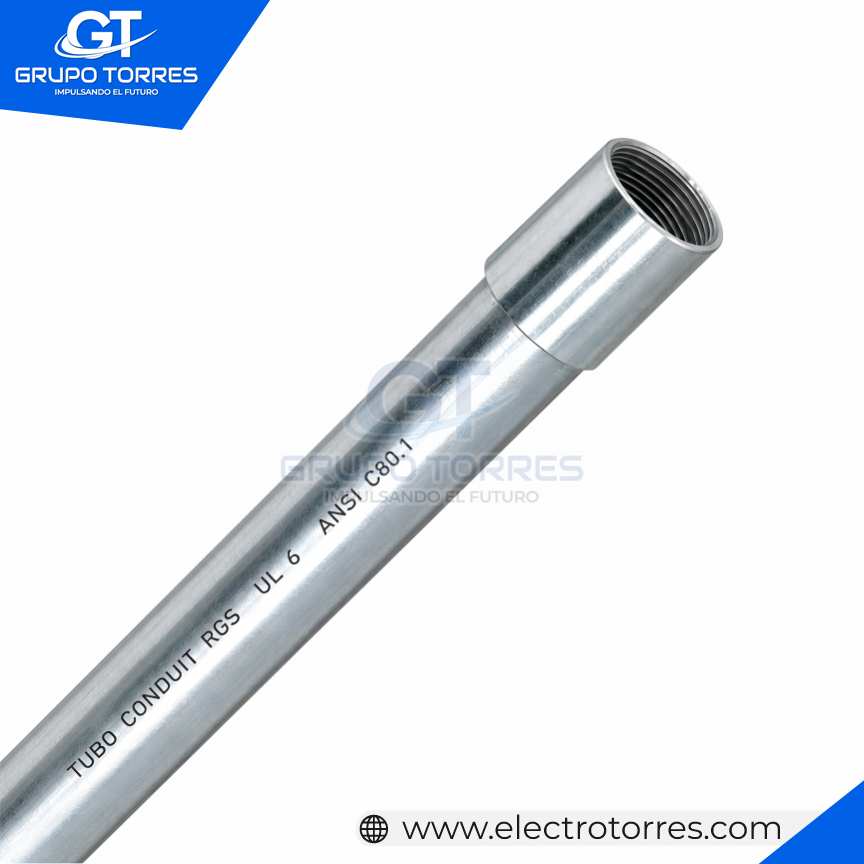Tubo Conduit RGS 3/4 con UL