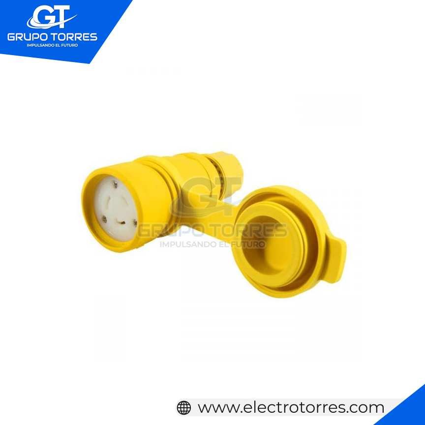CONECTOR 2 X 20 250V L6 C/SEGURO P/AGUA WETGUARD