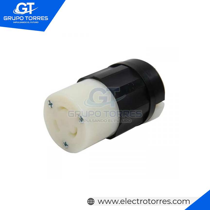 CONECTOR 2 X 20A 125V L5 C/SEGURO