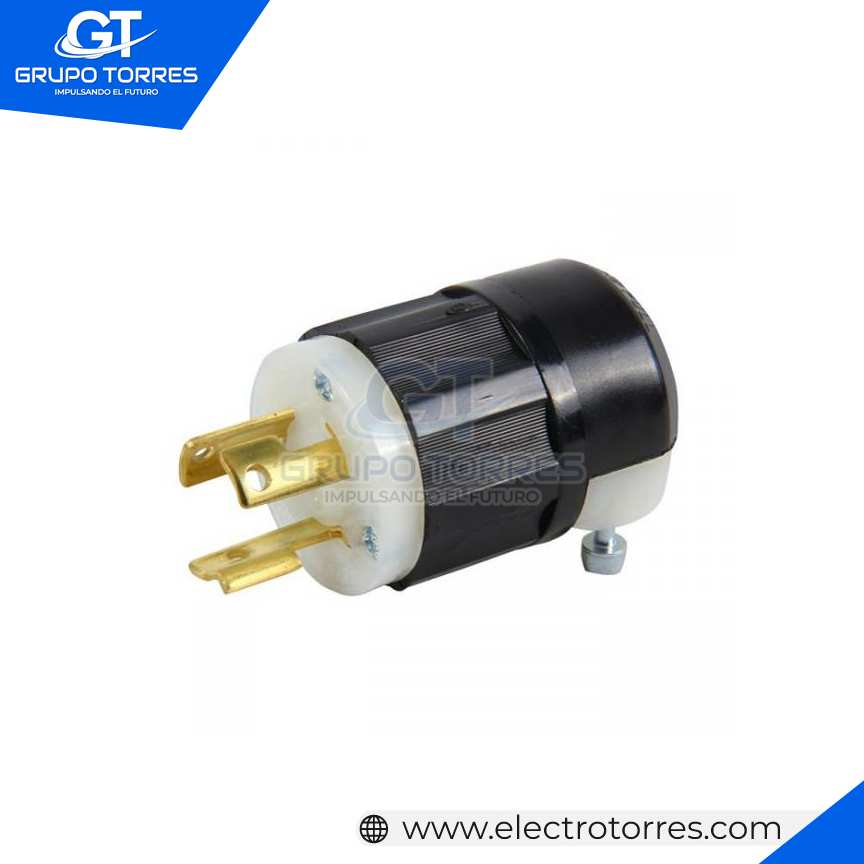ENCHUFE 2 X 15A 250V L6 C/SEGURO
