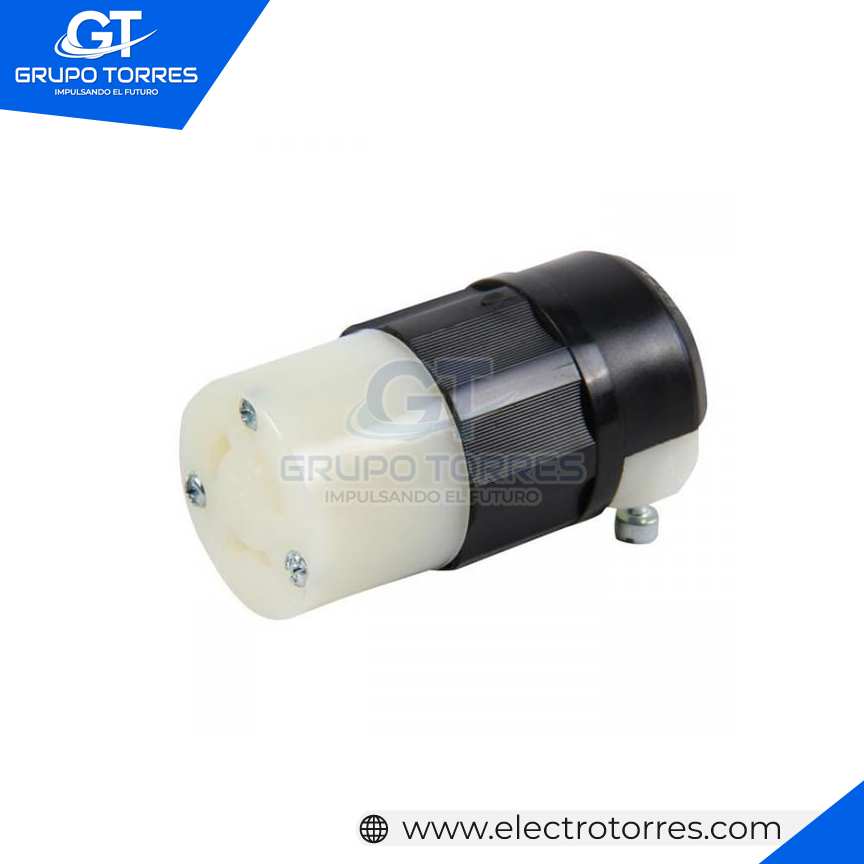 CONECTOR 2 X 15A 250V L6 C/SEGURO