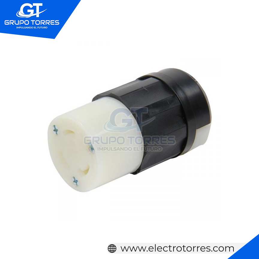 CONECTOR 2 X 30A 250V L6 C/SEGURO