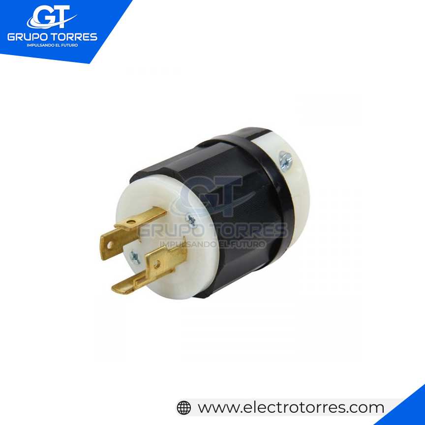 ENCHUFE 3 X 30A 250V L14 C/SEGURO