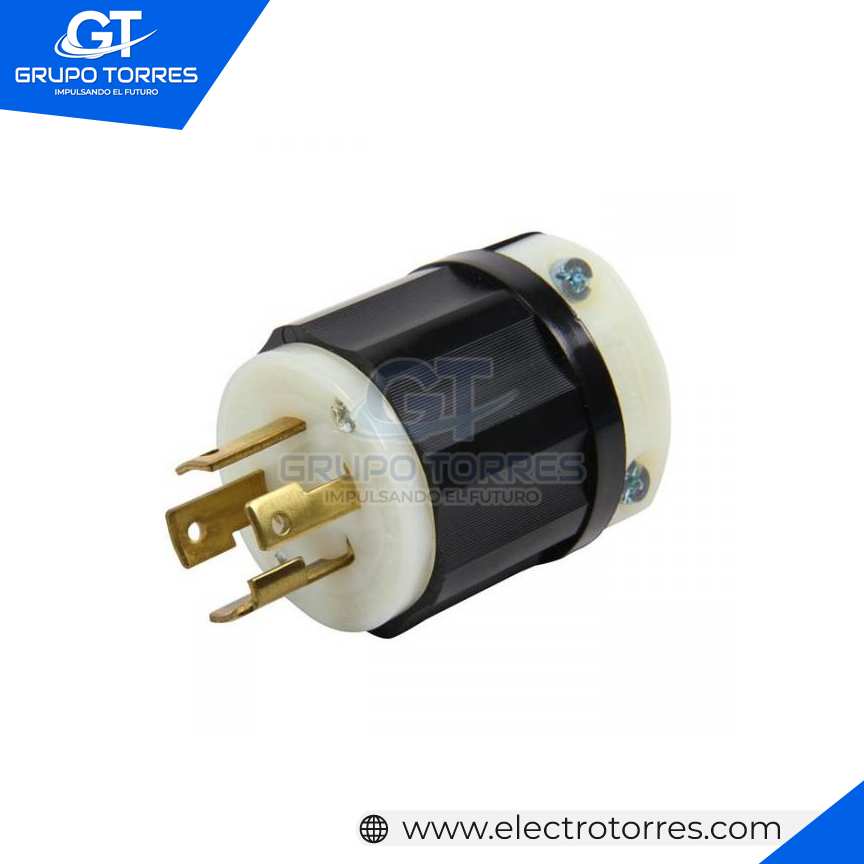 ENCHUFE 3 X 30A 250V L15 C/SEGURO