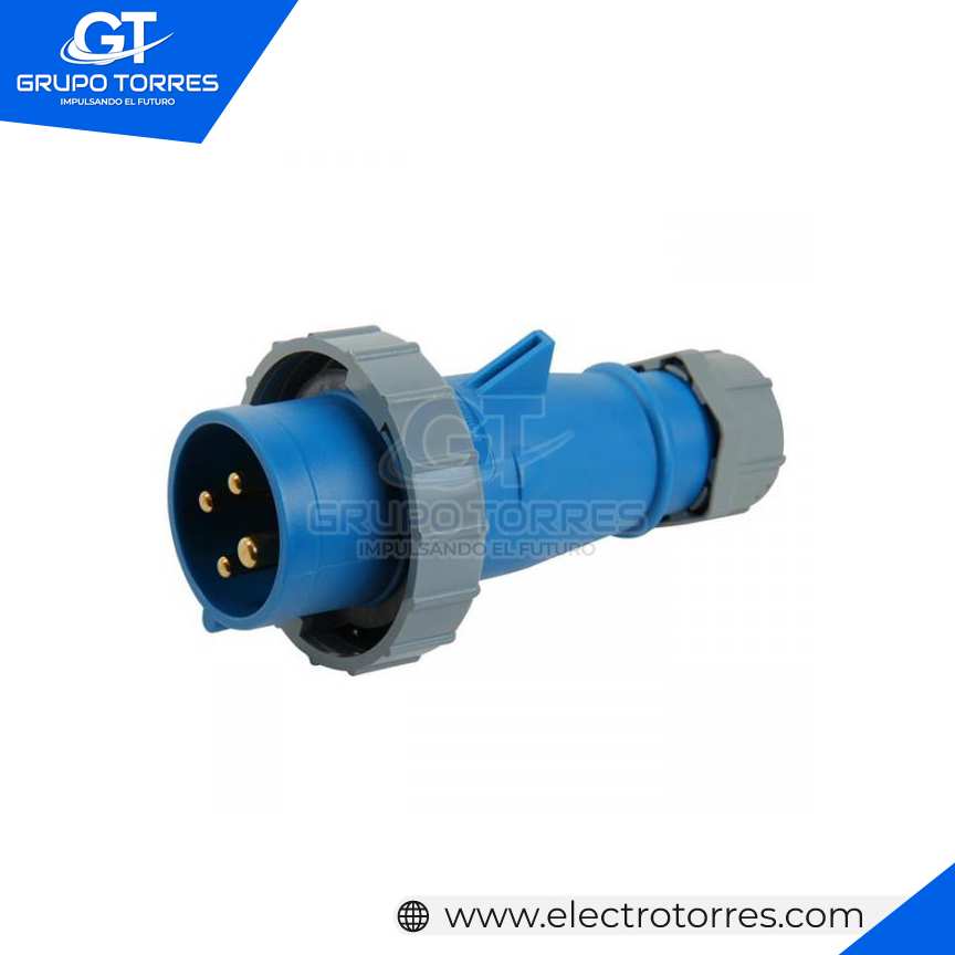ENCHUFE 16A 3P + T 250V AZUL 9H