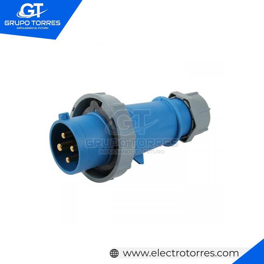 ENCHUFE 32A 3P + T 250V AZUL 9H