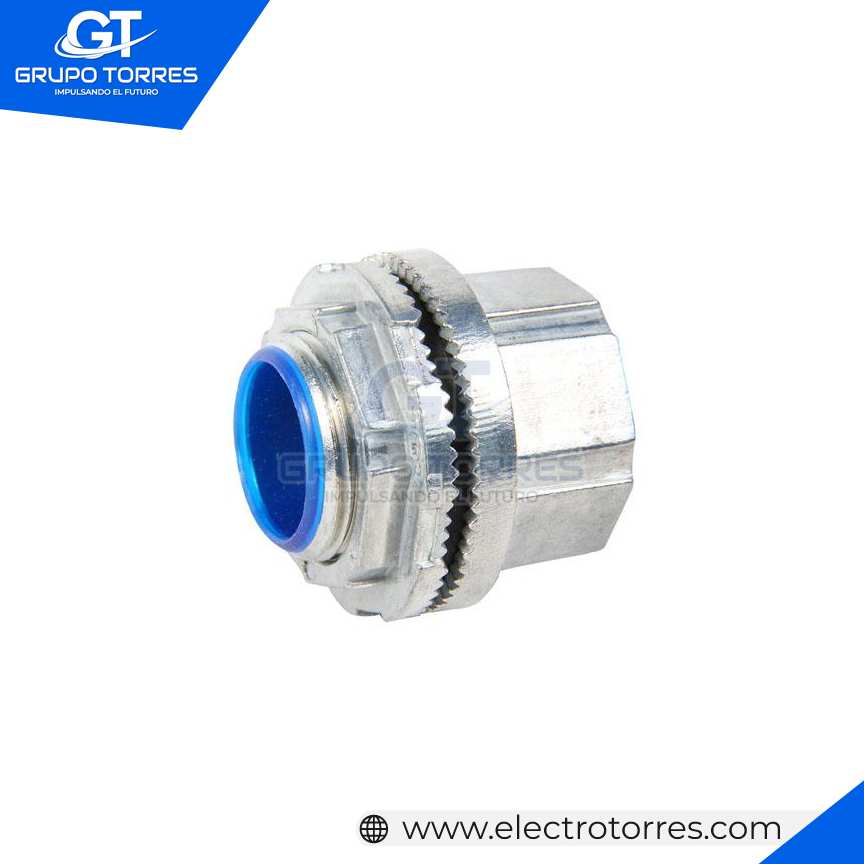 CONECTOR RECTO CONDUIT SIMPLE DE 1/2´´ PARA T/FLEXIBLE MET.