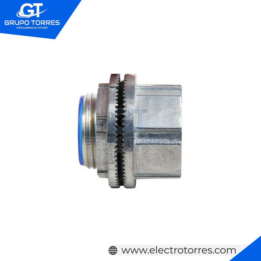 CONECTOR RECTO CONDUIT SIMPLE DE 3/4´´ PARA T/FLEXIBLE MET.