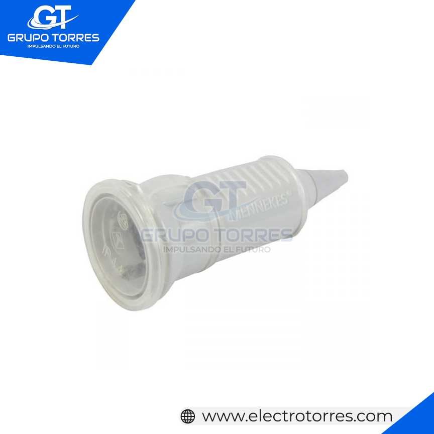 TOMACORRIENTE AÉREO SCHUKO GRIS 16A 2P+T 250V