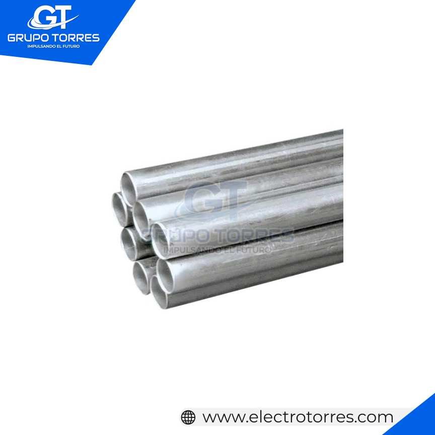 tubo conduit emt x 3mts LIVIANO 1.70mm UL f.galv.