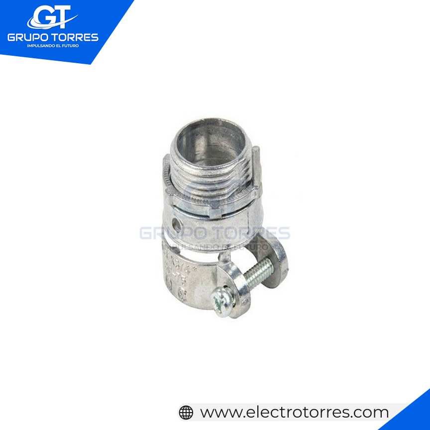 conector recto simple p/tubería s/forro