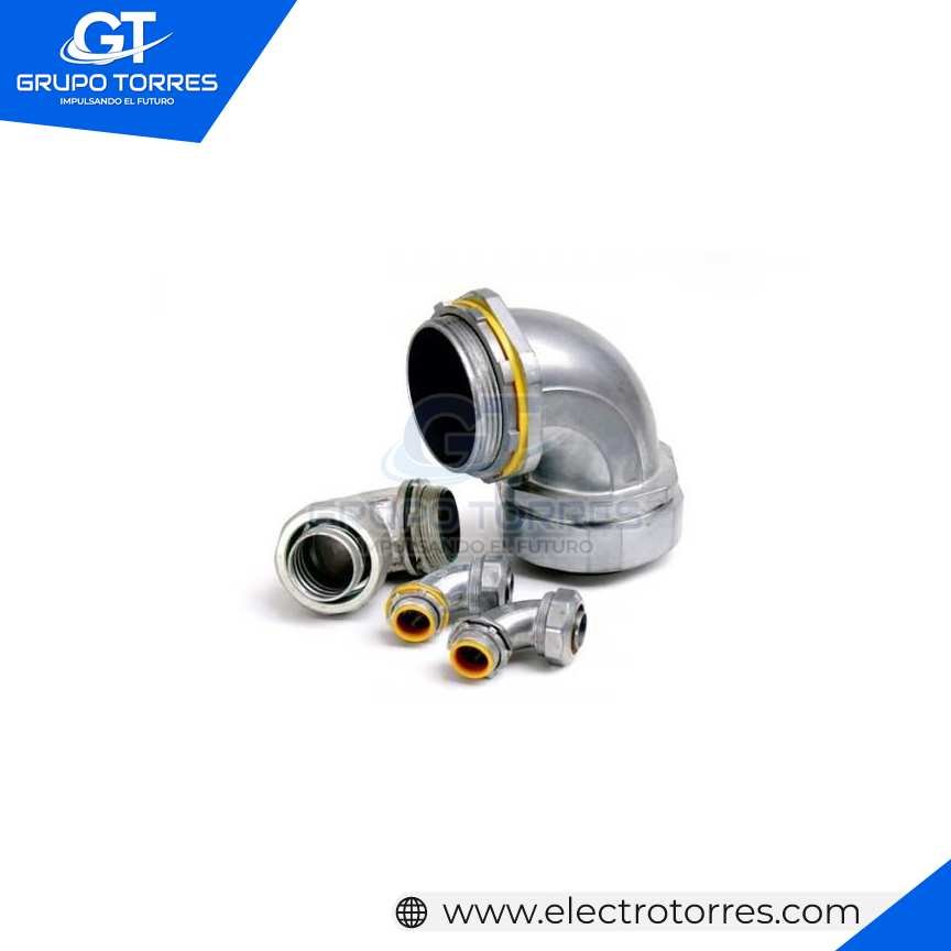 Conector recto curvo hermético liquid tight  UL