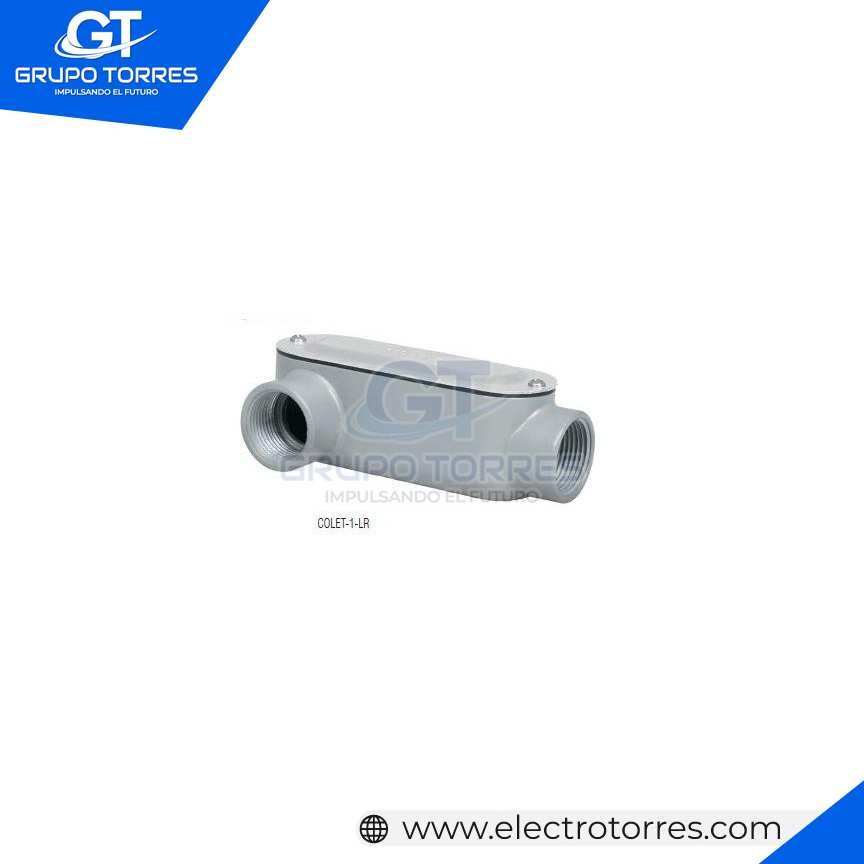Caja condulet LR IMC ovalada c/empaque UL Aluminio