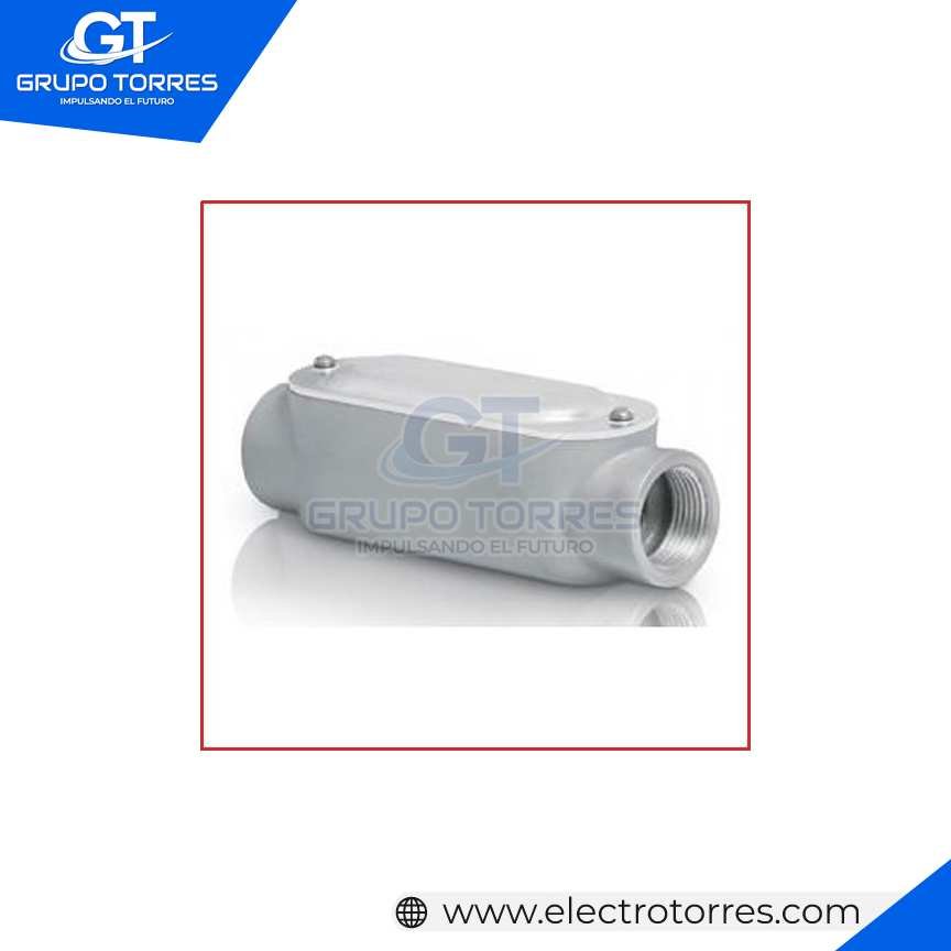 Caja condulet C IMC ovalada c/empaque UL Aluminio