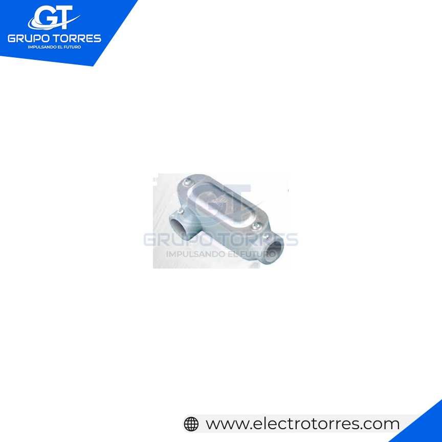 Caja condulet  ovalada AL P/EMT C TAPA   ´´LR´´