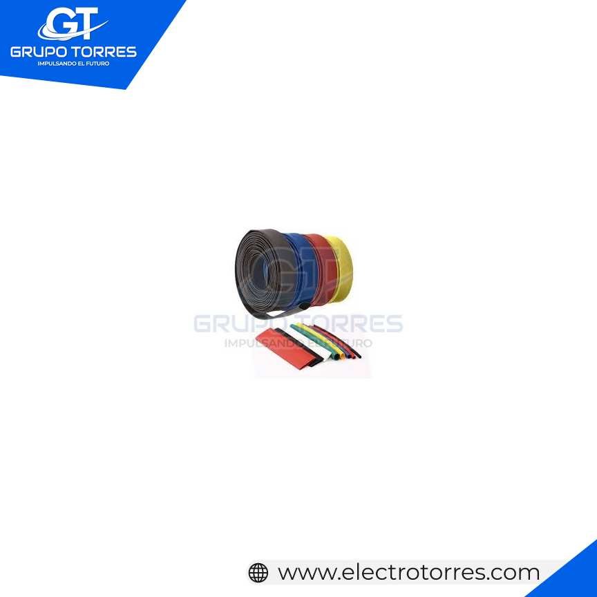 MANGA TERMOCONTRAIBLE  10MM(3/8´´) 0.6KV X 100mts