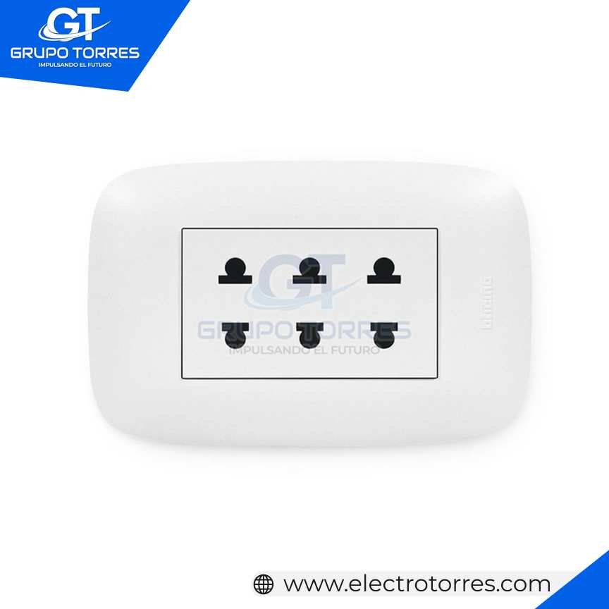 TOMACORIENTE TRIPLE 10A 250V