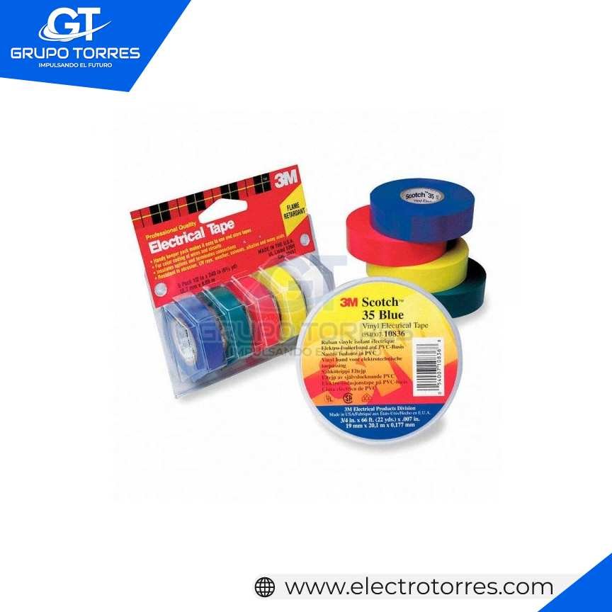 CINTA VINILICA Scotch 35 rollo mm X 20m  3M