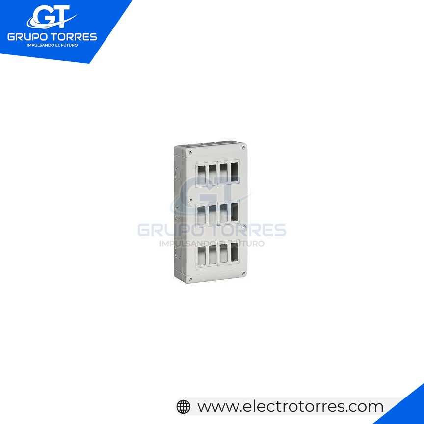 IDROBOX SOBREPONER 3 MOD. IP40 SIN TAPA