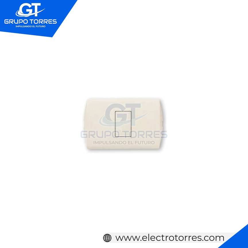 INTERRUCTOR SIMPLE 10A MARFIL