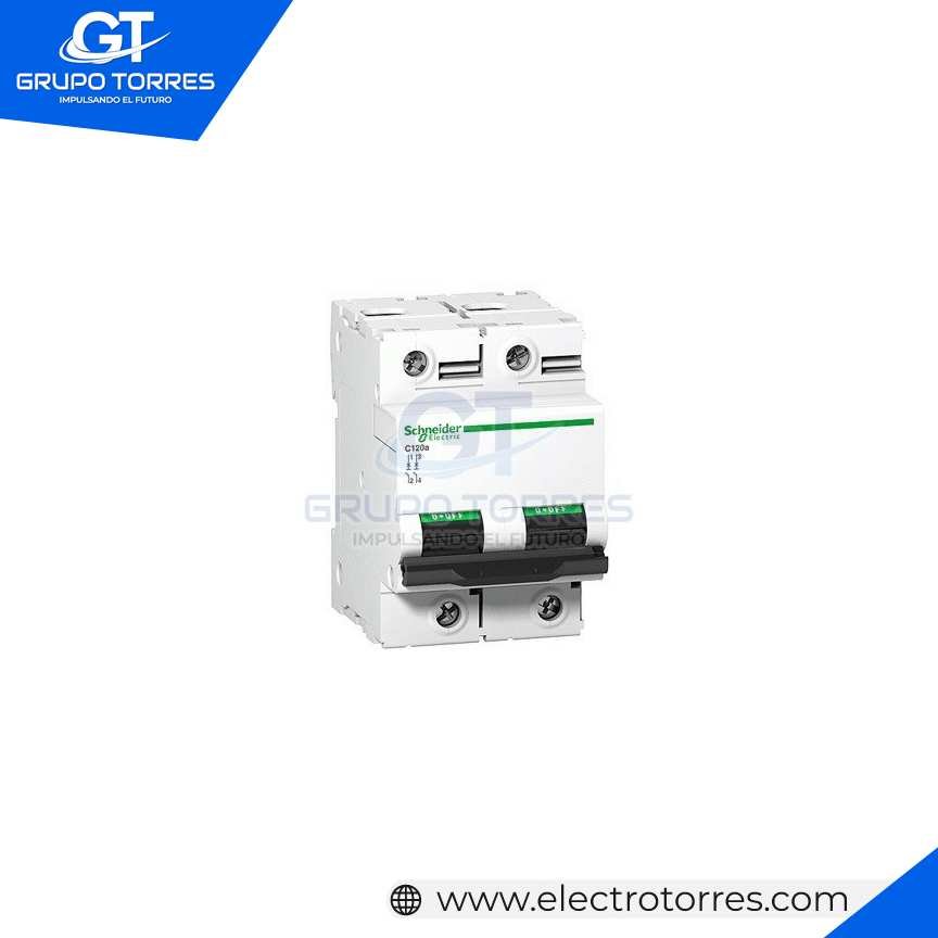 schneider termico 2P 40A Ic60n T/RIEL 20KA 110/127VAC