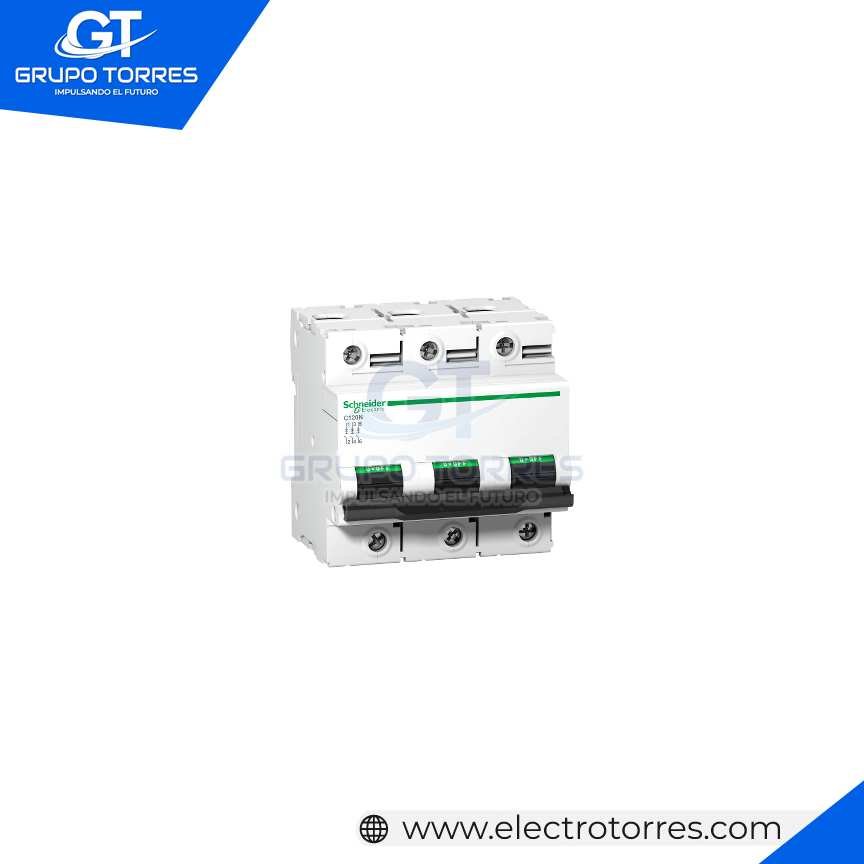 schneider termico 3P 80A iC60N T/RIEL 20KA 230VAC