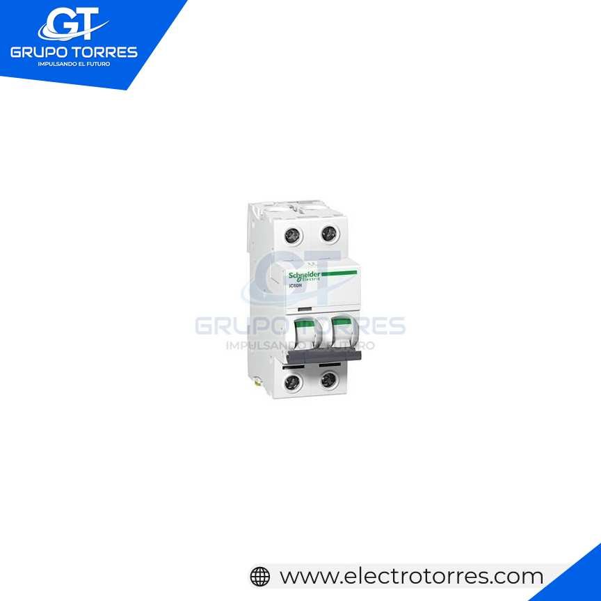 schneider termico 2P 16A iC60H T/RIEL 30KA 230VAC