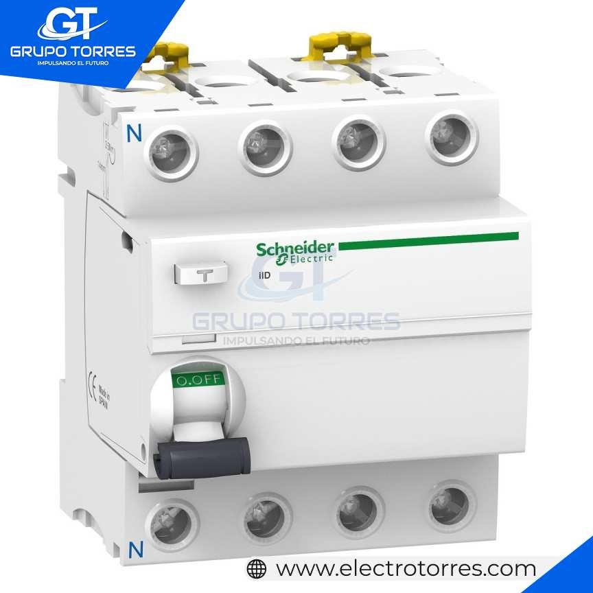 schneider Diferencial iIDsi 4P 40A 30(mA)superinm. ACTI 9 CLASE A