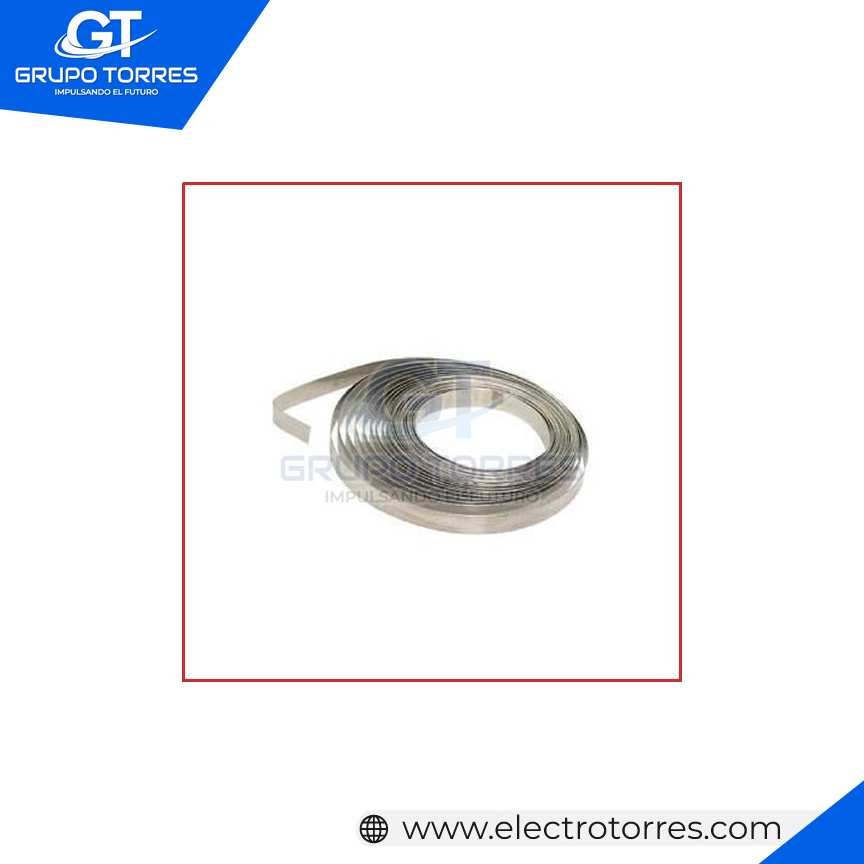 FLEJE ACERO INOX 201SS 3/4´´ 0.76MM, RESIST 2250LBS,
