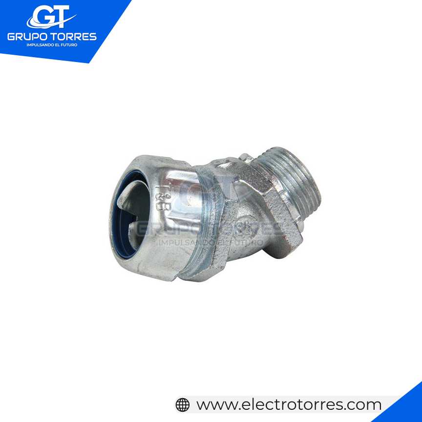 CONECTOR 45° FE LIQUIDTIGHT 3/4´´ - SIN AISL
