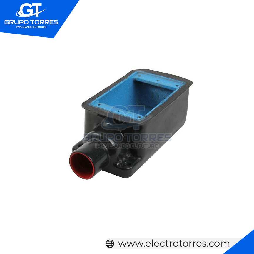 CAJA RECTANGULAR OCAL CON REVESTIMIENTO DE PVC 3/4´´