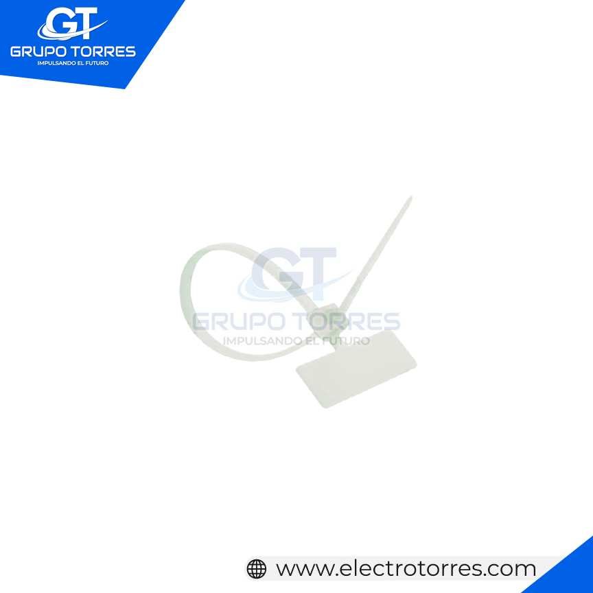 Cintillo Marcador o Bandera 200X4.8MM BLANCO