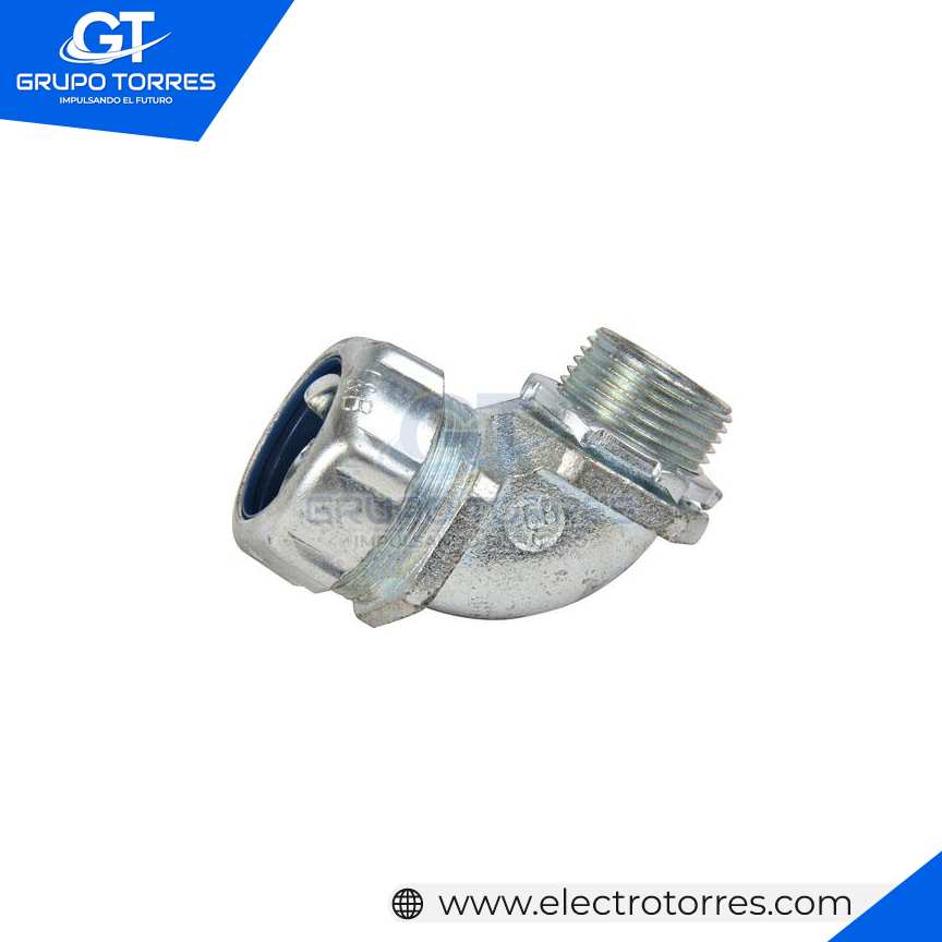 CONECTOR 90° FE LIQUIDTIGHT 3/4´´ - SIN AISL