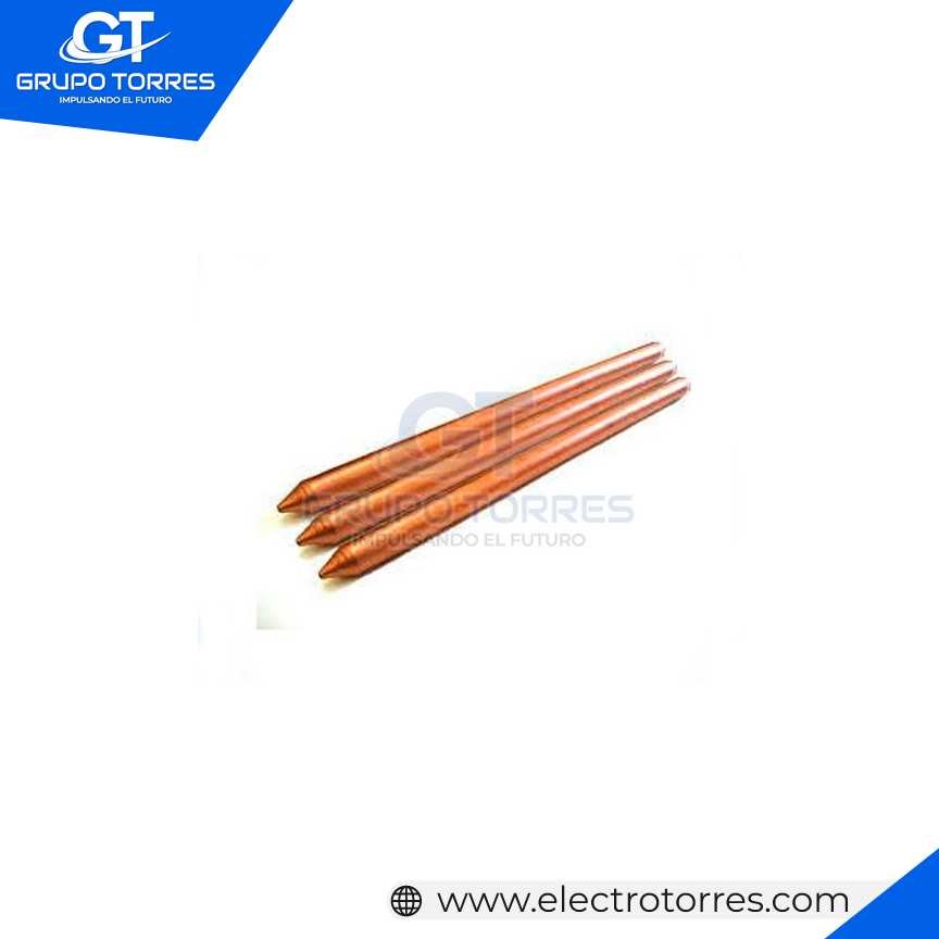 VARILLA DE COBRE 5 /8´´17.7MM X 2.4O MTS